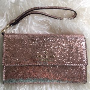 Kate Spade Glitter Wallet Wristlet